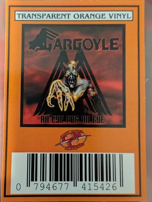 GARGOYLE An Eye For An Eye ORANGE VINYL EP USA 1989 Heavy Metal THE LOST DEMO 