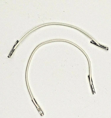 BIND2GO Elasticated Treasury Tags Metal T-Bar White 100mm 150mm 215mm Filing Fasteners