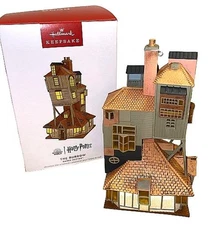 Hallmark 2023 Harry Potter The Burrow Weasley House Keepsake Xmas Ornament NIB