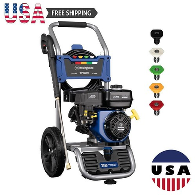 #ad Gas Pressure Washer 3200 PSI amp; 2.5 Max GPM Onboard Soap Tank Spray Decks Siding $531.24
