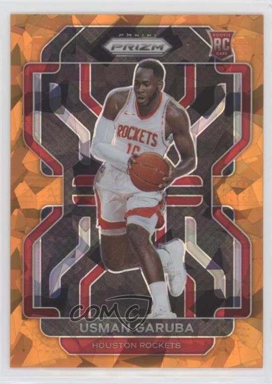 2021-22 Panini Prizm Orange Ice Prizm Usman Garuba #321 00gy