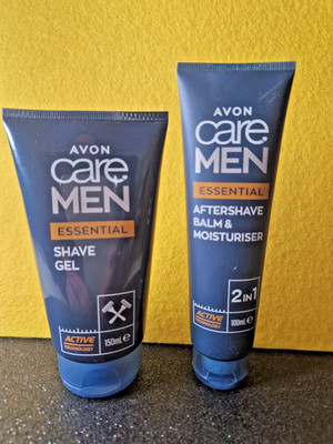 AVON Care Men Essential Rasiergel 150ml + Aftershave Balsam 100ml