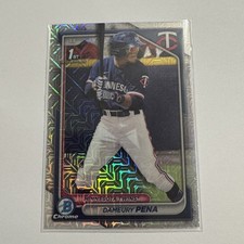2024 Bowman Chrome #CPA-DPE Dameury Pena Prospects Mojo Refractor 1st