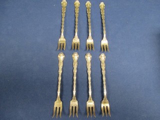 Scrap Lot of 162 Grams of CLEAN GORHAM Sterling Silver PICKLE FORKS 8 Pieces