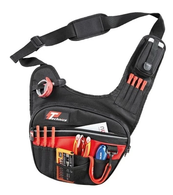 Technics PT143 Diagonal Shoulder Cross Body Multiple Pocket Storage Tool Bag