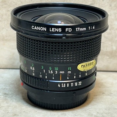 Canon FD 17mm f4 nFD Vintage Ultra-Wide SLR Lens 17/4 Japan Clean & Tested