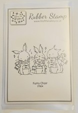 Lili of the Valley Rubber Stamp Furry Choir Destash Craftroom clearout