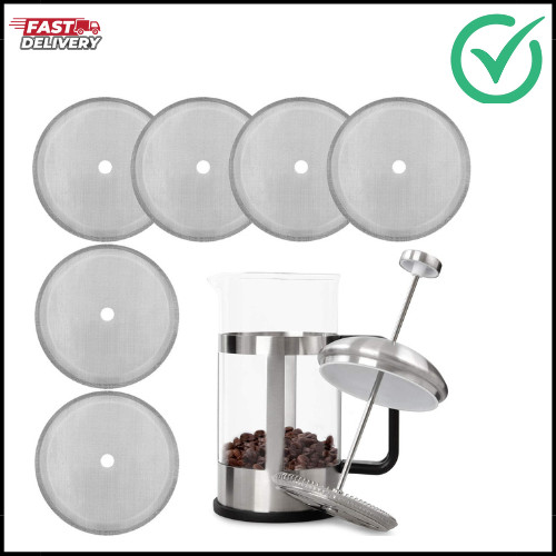 Cafetiere Filter Mesh Screen Coffee Stainless Steel Reusable