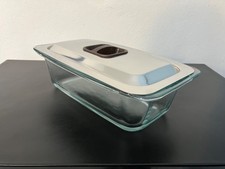 Philips Hostess Trolley Glass Dish Stainless Steel Lid Genuine Philips HL6131WBD