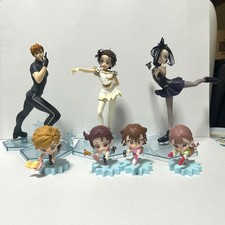 Conjunto de figuras de medallista 7 piezas figuras de anime coleccionables auténticas Japón