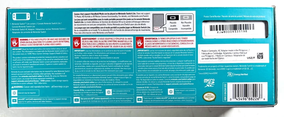 BRAND NEW ✹ Nintendo Switch Lite Model Console System ✹ 32GB Turquoise ✹ USA - Image 2 of 4