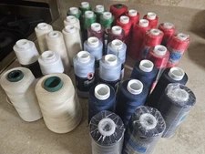 Serger Thread Lot - 35  Spools - Overlock Maxi Lock Beechwood Assorted Colors