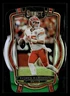 2022 Panini Select #251 Patrick Mahomes II Black and Green Prizm Die Cut card