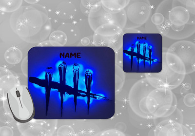 Gaming Geschenk, Name hinzufügen, Mausmatte und Untersetzer, Gamer Geschenk, Gaming Set, Kindergeschenk