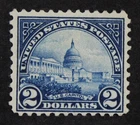CKStamps: US Stamps Collection Scott#572 $2 Mint H OG Tiny Thin