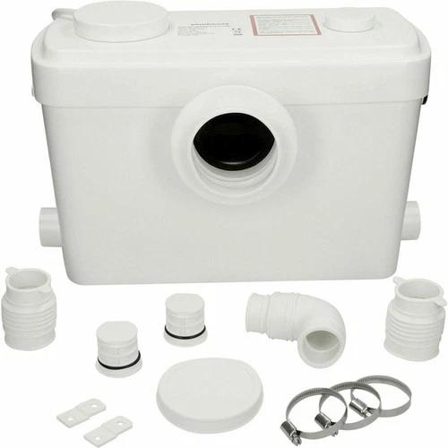 Avox Ultra Domestic Sanitary Macerator Waste Pump with 3 Inlets Quiet White