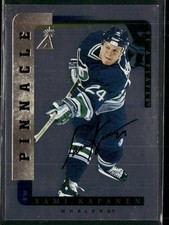 1996-97 Pinnacle Be a Player Sami Kapanen Autographs Silver #145 Whalers