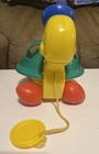 Vintage FunTime Tag Along Turtle Shape Sorter Pull Toy Complete with All Shapes — photo 2