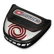 Image of Odyssey O-Works Mallet Magnetic Closure Putter Head Cover UK Stock