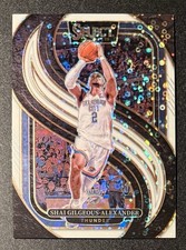 2024-25 Panini Select Shai Gilgeous-Alexander #132 White Disco Prizm #/75 (UV2)