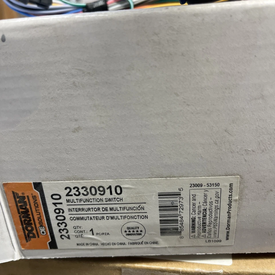 Interruptor de señal de giro 2330910 Dorman para Chevy SaVana Express Van C5500 Kodiak GMC Foto 2 de 2