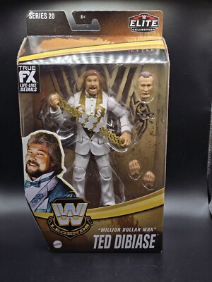 WWE Legends Series 20 Million Dollar Man Ted Dibiase Chase Figure White Suit