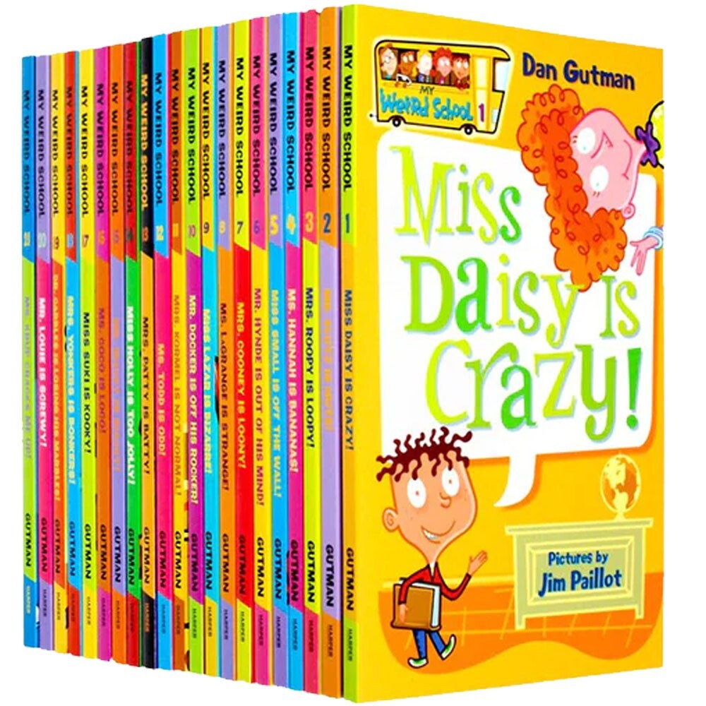 Dan Gutman My Weird School 21 Books Collection Set Miss Small Is off the Wall