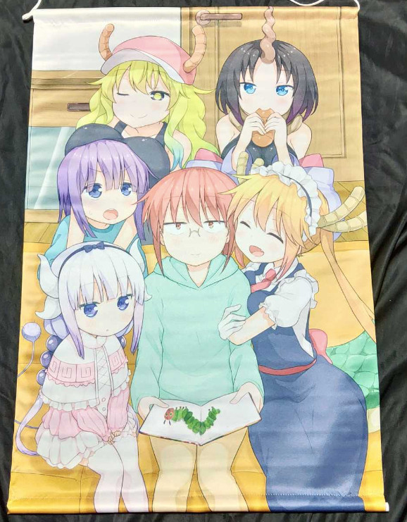 Miss Kobayashi's Dragon Maid Original B2 Tapestry Miyabiya japan anime