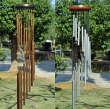Large 36in 18 Tubes Windchime Chapel Bells Wind Chimes Door Hanging Home Decor