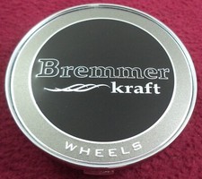 Bremmer Kraft Wheels Chrome Black Custom Wheel Center Cap Br4-1-cap 1