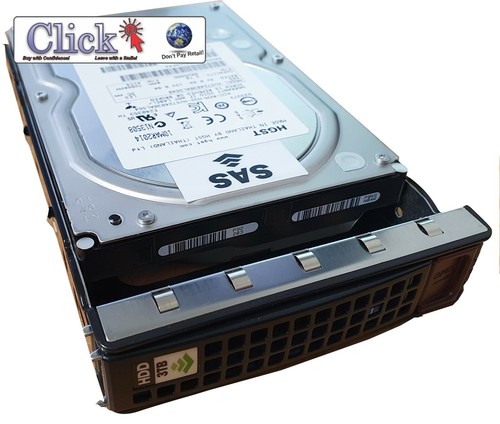 3TB HGST Ultrastar 7.2K SAS 6GB/s 3.5" HDD 0B26886 HUS724030ALS640 Nimble Caddy - 第 1/4 張圖片