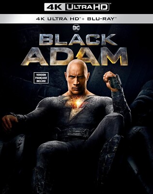 Black Adam 4K Ultra HD + Bluray with slipcover Brand New