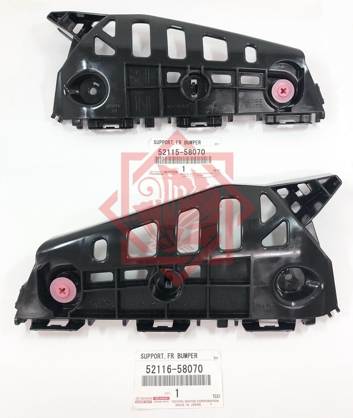 TOYOTA GENUINE FRONT BUMPER RETAINER RH LH 52115-58070 52116-58070