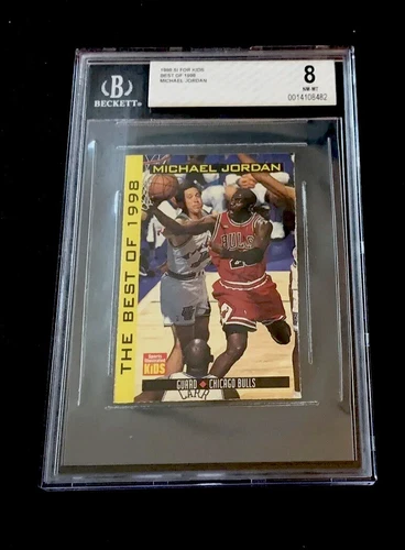 MICHAEL JORDAN Rare 1998 Sports Illustrated SI For Kids BEST Jumbo BGS 8
