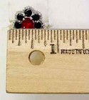 HSN Colleen Lopez Sterling Silver Ruby, Black Spinel & White Zircon Ring Size 6 — photo 8