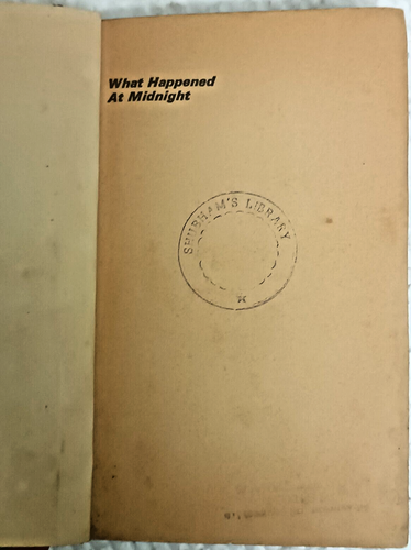 THE HARDY BOYS SERIES: WHAT HAPPENED AT MIDNIGHT BY FRANKLIN W. DIXON 1972 GB HB - Picture 2 of 8