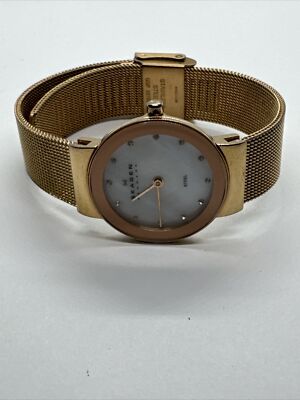 Skagen Freja 358SRRD Womens Rose-Tone Steel Mesh Analog Dial Quartz Watch AEA003 Skagen Freja 358SRRD Womens Rose-Tone Steel Mesh Analog Dial  main image 2