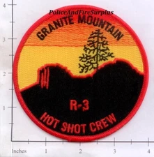 Arizona - Granite Mountain Hot Shot Crew R3 AZ Fire Dept Patch