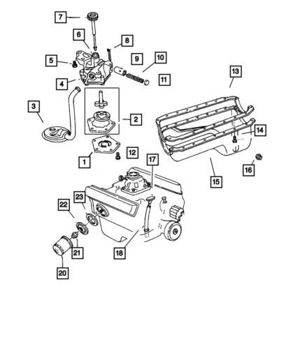 Indicador de nivel de aceite del motor Dodge Ram 1500 1997-2002 genuino Mopar 53020928 Foto 4 de 4