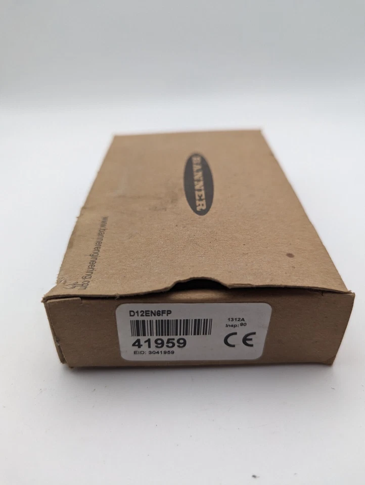 Banner D12EN6FP 41959 Fiber Optic Sensor Red LED 10-30VDC NPN (Open Box) - Image 2 of 4