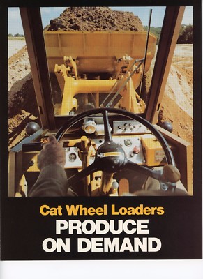 Caterpillar Tractor Co  Direct Mail 910, 920, 930, 950, 966C Cat Wheel Loaders 