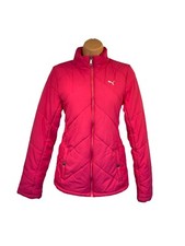 Puma - Sports Lifestyle Pink Padded Jacket - Size 8 Uk 34-36