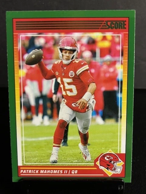 Patrick Mahomes trading card