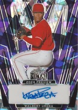 WALBERT URENA 2023 LEAF TRINTY 2024  METAL PREVIEW AUTOGRAPH  7/7