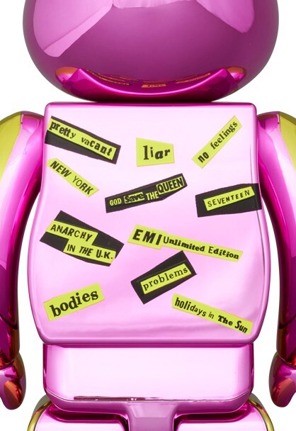 高級ブランド BE@RBRICK 100% BOLLOCKS THE MIND NEVER Pistols Sex 400% & キューブリック、ベアブリック