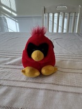 Puffkins Casey The Cardinal Plush Bird Stuffed Animal Vtg 1994