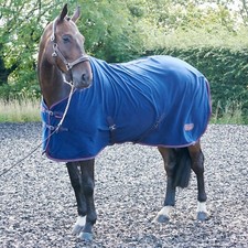 Whitaker Rastrick Reflective Fleece Rug New in Bag Navy 6’0”
