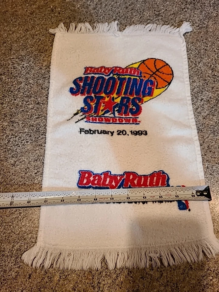 Chicago Bulls Utah Jazz NBA Towel John Stockton Michael Jordan All Star (A6) - Image 2 of 3