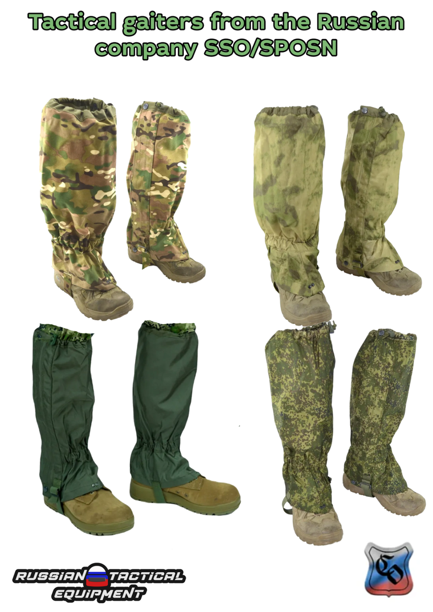 Tactical gaiters from the Russian company SSO/SPOSN | eBay