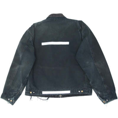 Vintage Carhartt J01 BLK Blanket Lined Detroit Jacket Made